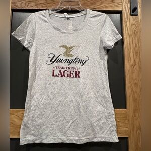 Yuengling Traditional Lager Graphic Tee Bella Canvas Gray NWOT Size L